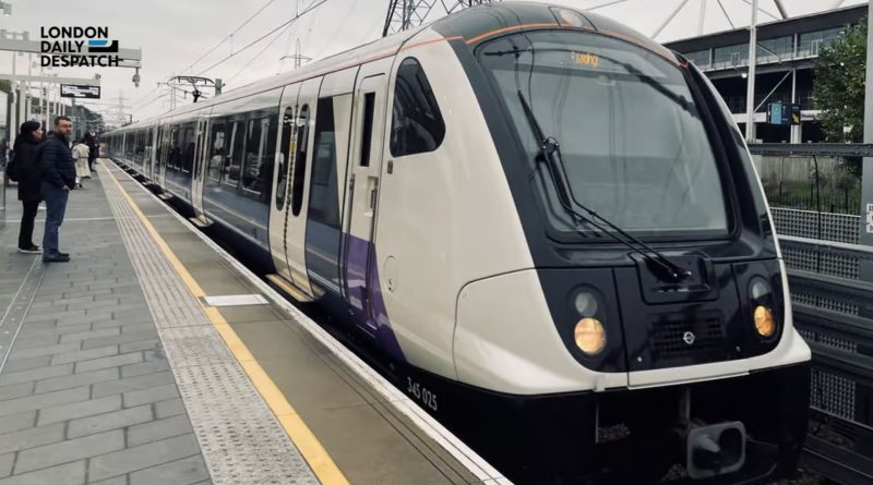 Elizabeth Line Train Doors at Ealing Broadway Station